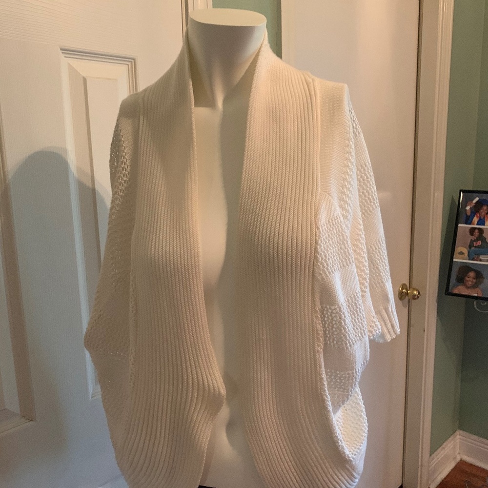 White Crop Top Sweater